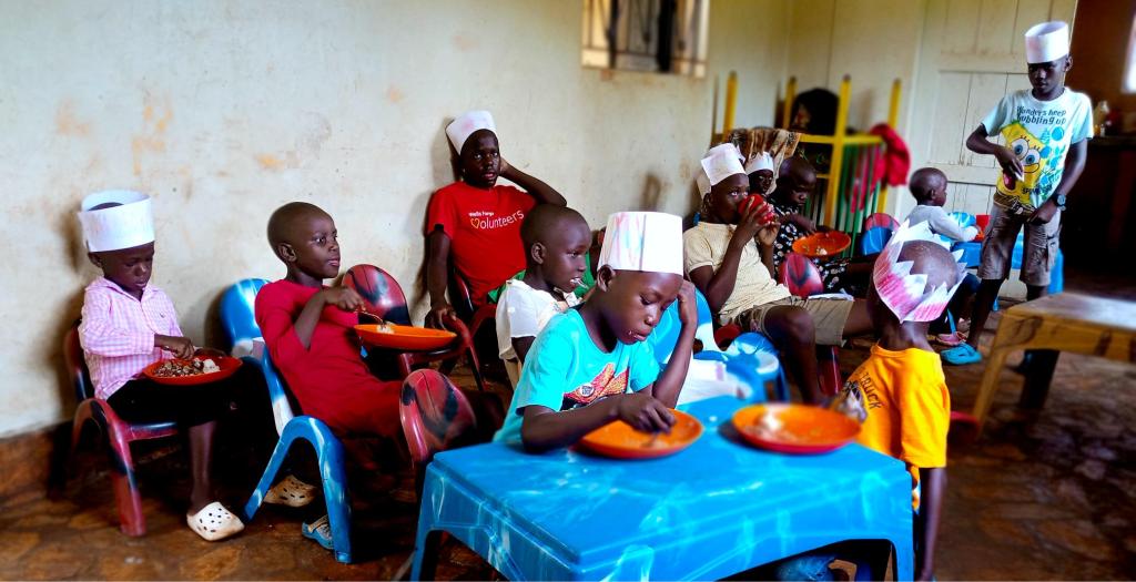 having our meals after sunday school